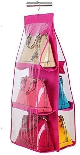 Geetacreation 6-Pocket Hanging Handbag & Closet Organizer