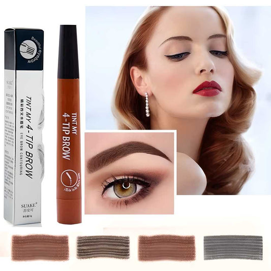 Waterproof 4-Point Microblading Eyebrow Pen